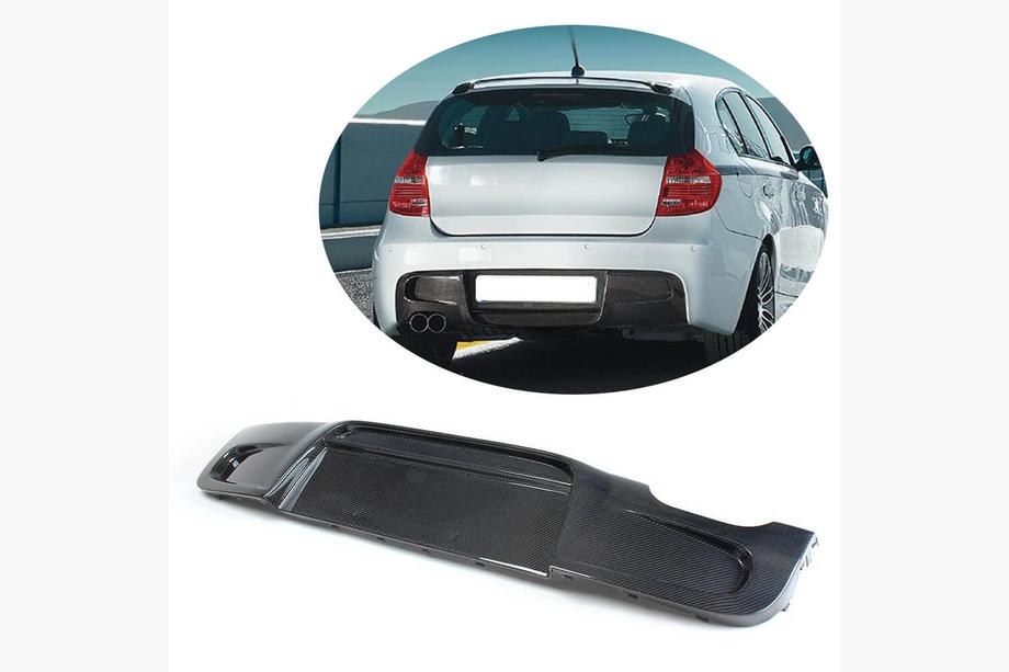 BMW 1 Series E81/E82/E87/E88 2004-2011 Heckdiffusor V1 für E87 M-Sport, Carbon Image