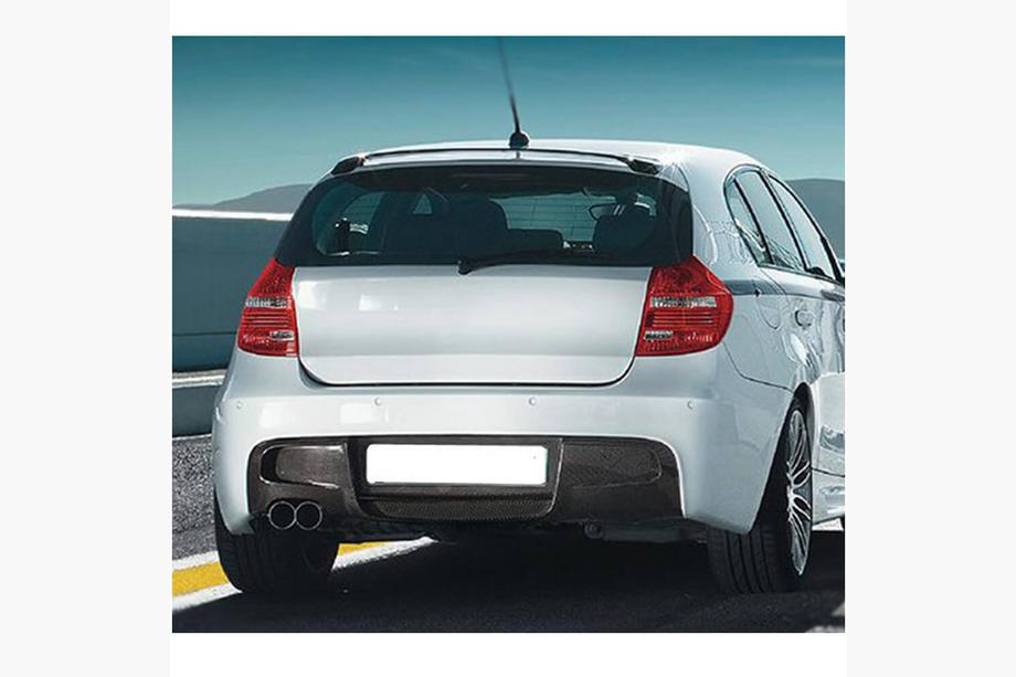 BMW 1 Series E81/E82/E87/E88 2004-2011 Heckdiffusor V2 für E87 M-Sport, Carbon Foto 3