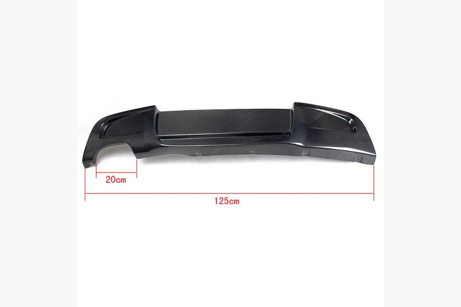 BMW 1 Series E81/E82/E87/E88 2004-2011 Heckdiffusor V2 für E87 M-Sport, Carbon Foto 6