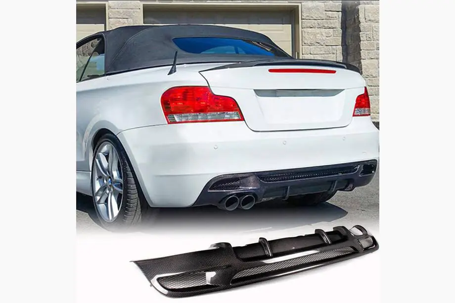 BMW 1 Series E81/E82/E87/E88 2004-2011 Heckdiffusor V1 für E82/E88 M-Sport, Carbon Image