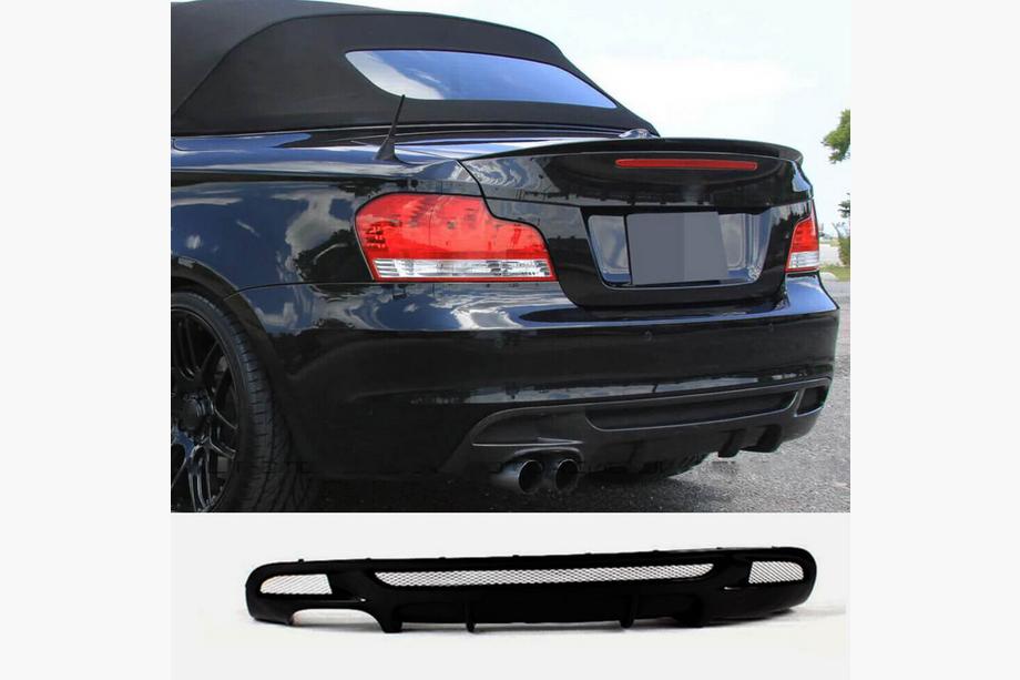 BMW 1 Series E81/E82/E87/E88 2004-2011 Heckstoßstangendiffusor FRP V3 (für E82/E88 M Sport) Image