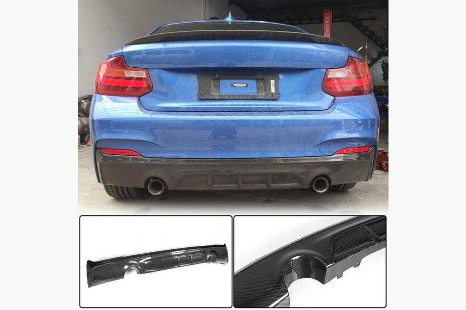 BMW 2 Series F22/F23 2014-2021 Heckdiffusor V1 für F22/F23 M-Sport, Carbon Foto 1