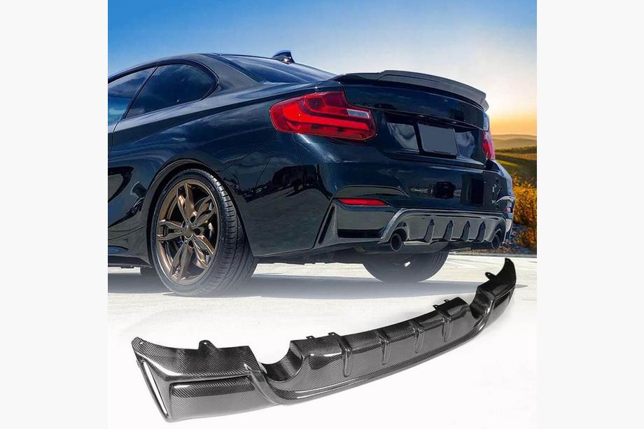 BMW 2 Series F22/F23 2014-2021 Heckdiffusor V4 (für F22/F23 M-Sport, Carbon) Image