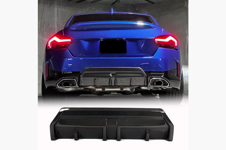 BMW 2 Series G42 2021- Heckdiffusor V2 (für M-Sport, Carbon) Image