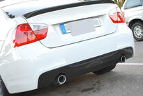 BMW 3 Series E90/E91 2005-2011 Heckdiffusor V3 für E90 M-Sport, Carbon Foto 4