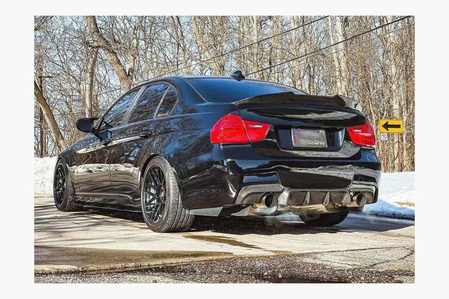 BMW 3 Series E90/E91 2005-2011 Heckdiffusor V1 für E90 M-Sport, Carbon Foto 2