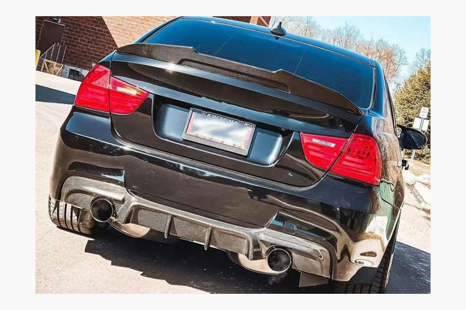BMW 3 Series E90/E91 2005-2011 Heckdiffusor V1 für E90 M-Sport, Carbon Foto 6
