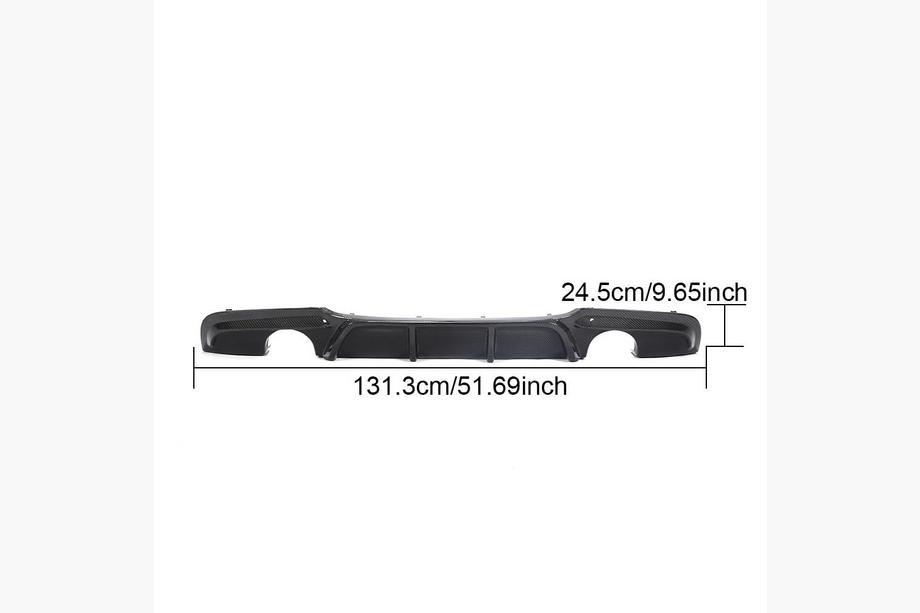 BMW 3 Series E90/E91 2005-2011 Heckdiffusor V1 für E90 M-Sport, Carbon Foto 7