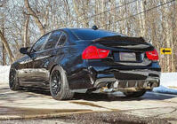 BMW 3 Series E90/E91 2005-2011 Heckstoßstangendiffusor FRP V4 (für E90 M Sport) Foto 2