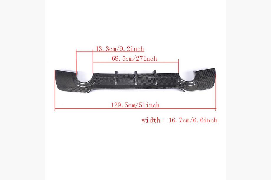 BMW 3 Series E92/E93 2006–2013 Heckdiffusor V2 (für M-Sport, Carbon) Foto 6