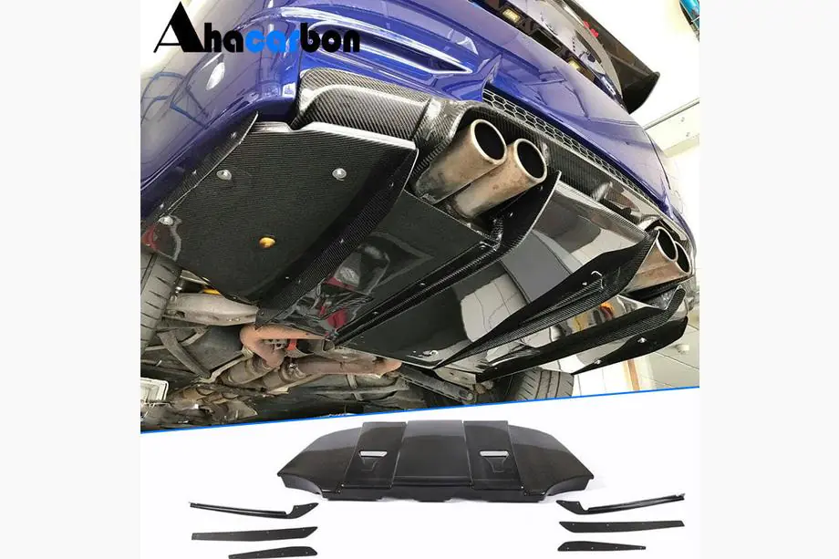 BMW 3 Series E92/E93 2006–2013 Heckdiffusor V6 (für M3, Carbon) Image