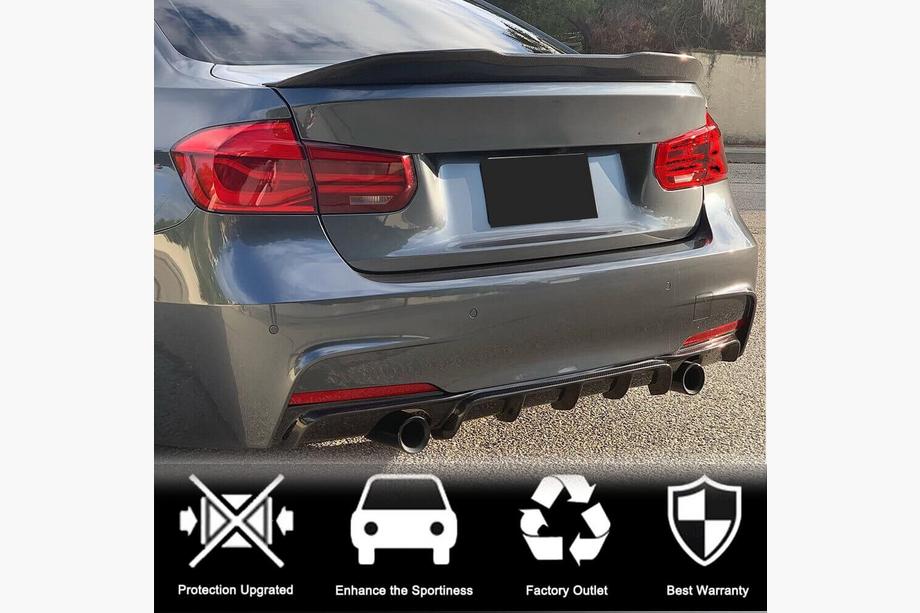 BMW 3 Series F30/F31 2012-2019 Heckdiffusor Carbon V2 (für M-Sport) Foto 2