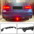 BMW 3 Series F30/F31 2012-2019 Heckstoßstangendiffusor Carbon V9 (für M-Sport) Foto 1