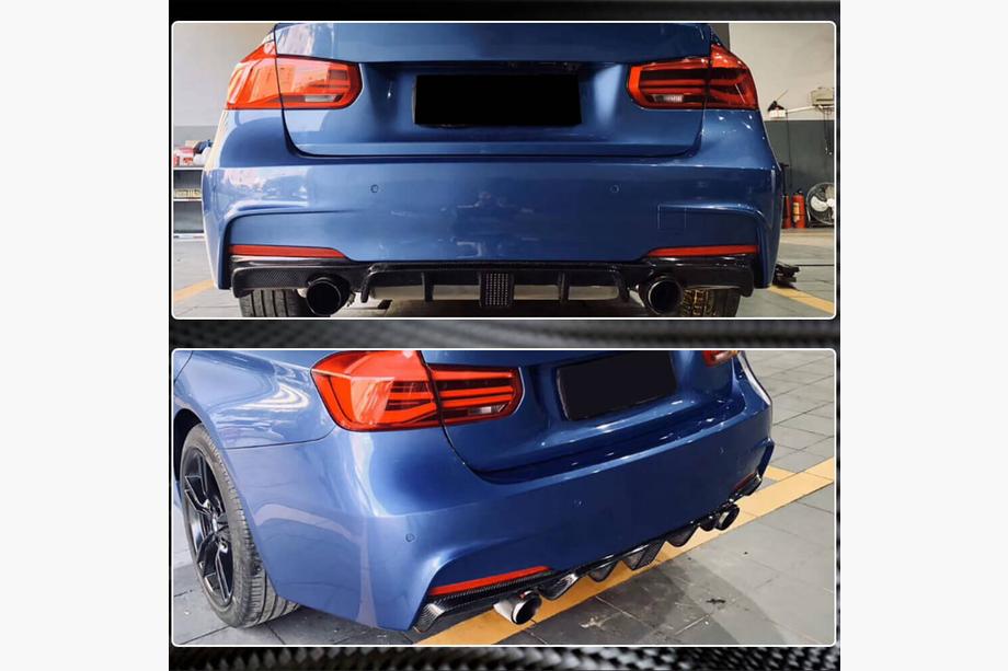 BMW 3 Series F30/F31 2012-2019 Heckdiffusor Carbon V11 (für M-Sport) Foto 4