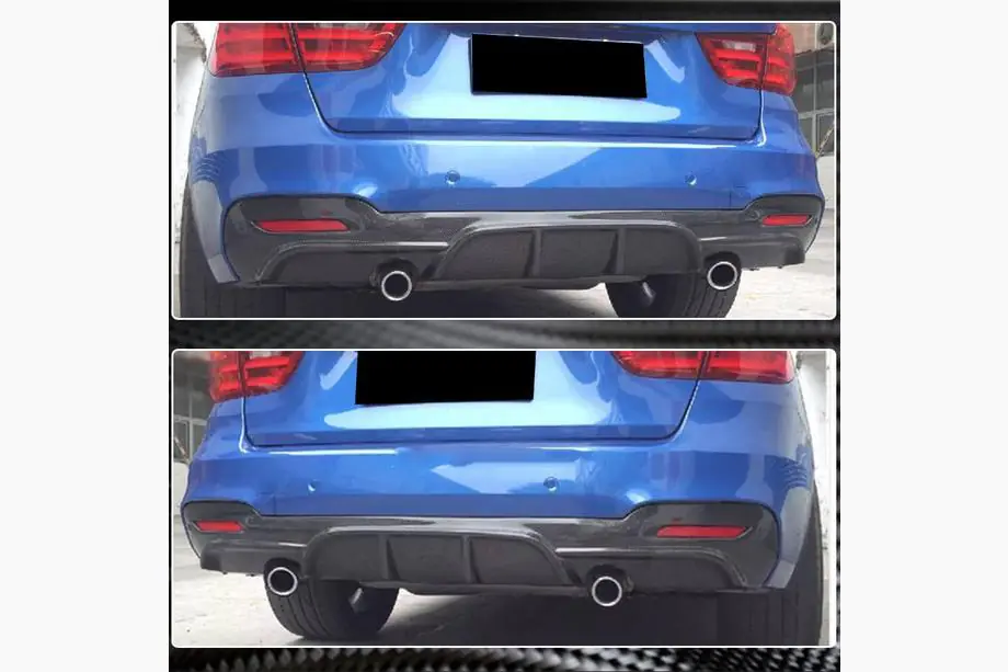 BMW 3 Series F34 2013–2020 Heckdiffusor V2 für F34 M-Sport, Carbon Foto 5