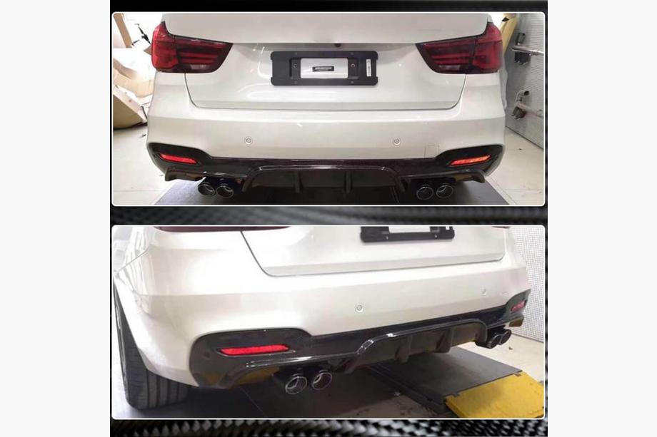 BMW 3 Series F34 2013–2020 Heckdiffusor V4 (für F34 M-Sport, Carbon) Foto 3