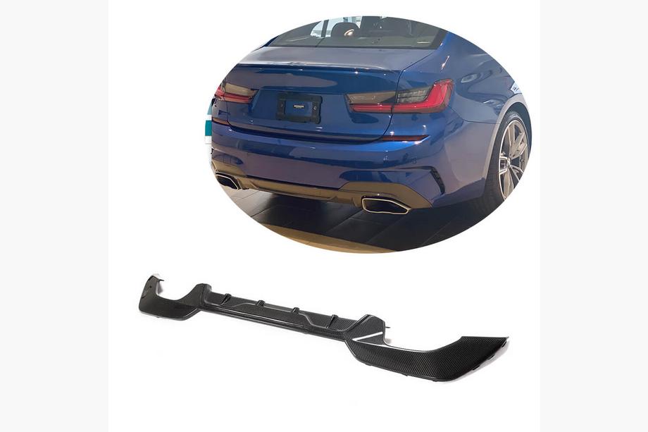 BMW 3 Series G20/G21 2018- Heckdiffusor MP-Style (für M-Sport 2018-2022, Carbon) Image
