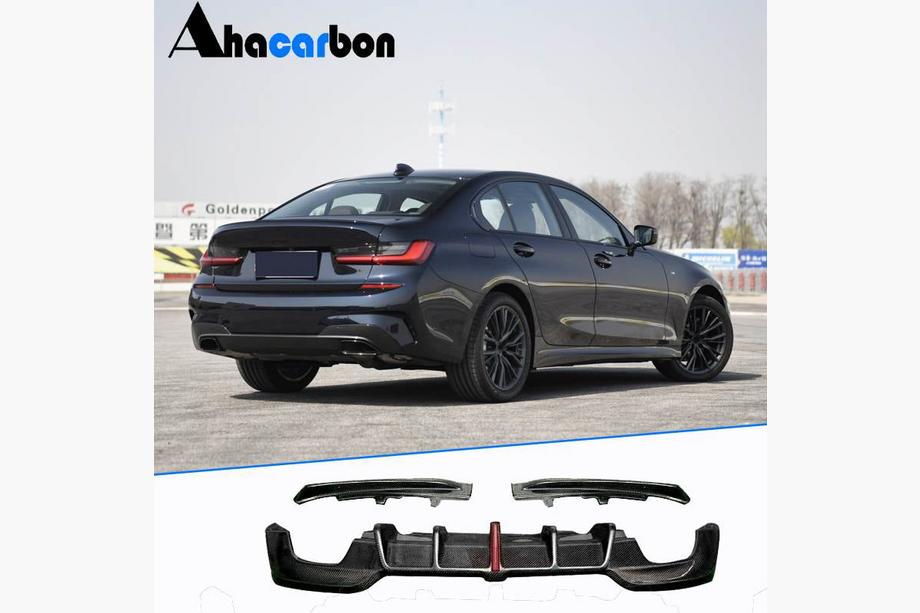 BMW 3 Series G20/G21 2018- Heckdiffusor V3 (für M-Sport 2018-2022, Carbon) Foto 1