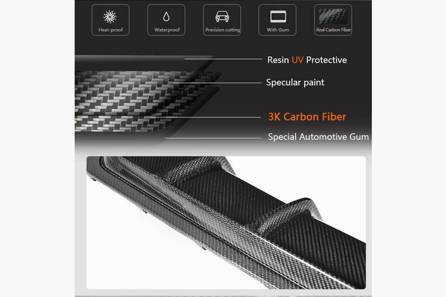 BMW 4 Series F32/F33/F36 2012-2020 Heckdiffusor V4 (für M-Sport, Carbon) Foto 5