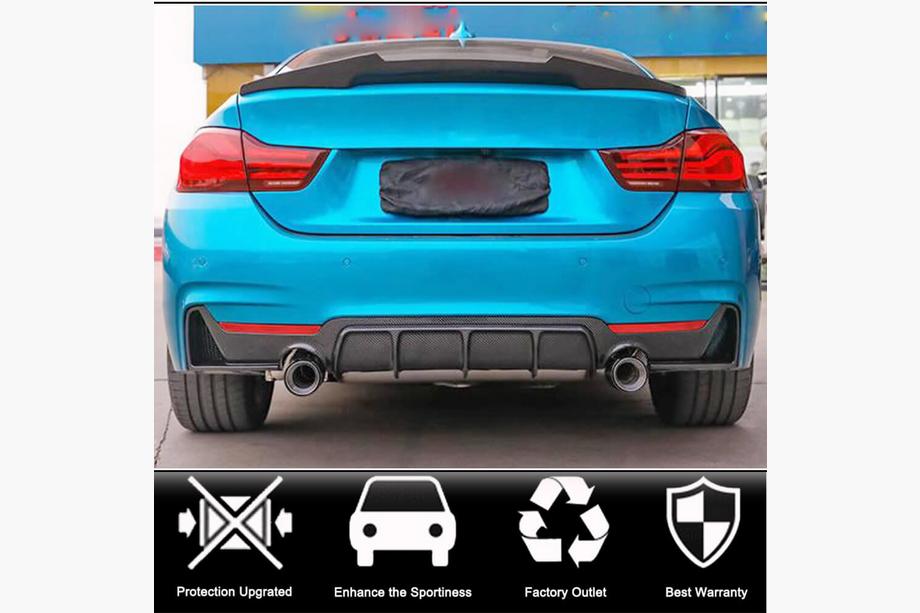 BMW 4 Series F32/F33/F36 2012-2020 Heckdiffusor V3 (für M-Sport, Carbon) Foto 2