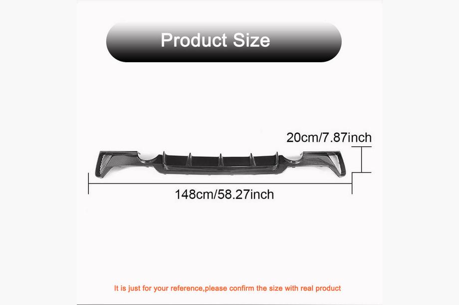 BMW 4 Series F32/F33/F36 2012-2020 Heckdiffusor V3 (für M-Sport, Carbon) Foto 5