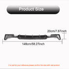 BMW 4 Series F32/F33/F36 2012-2020 Heckstoßstangendiffusor FRP V6 (M-Sport) Foto 6