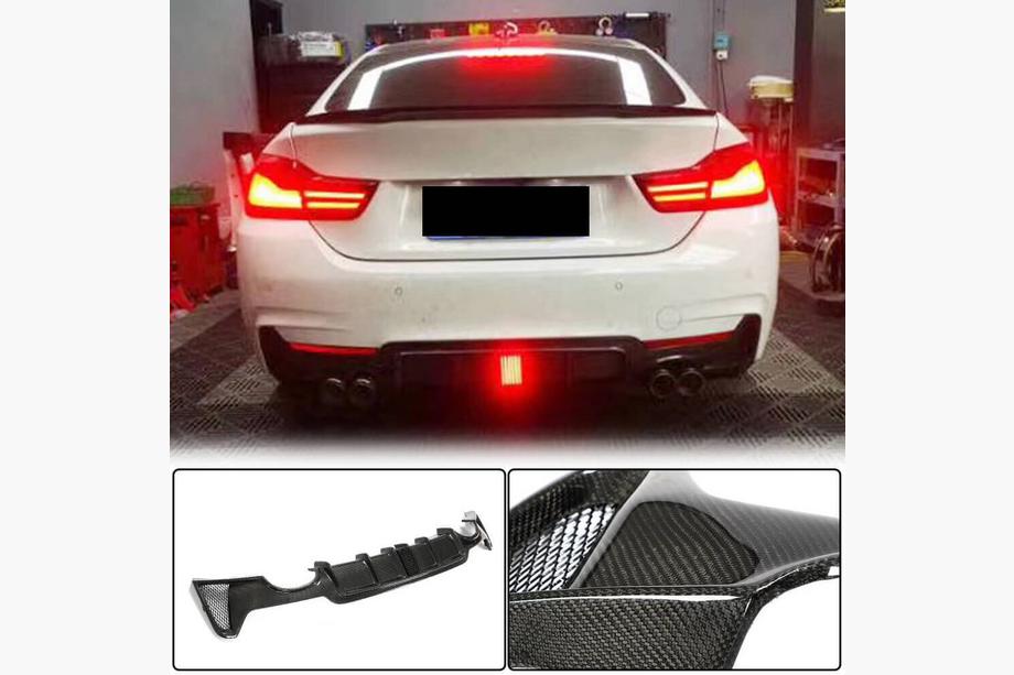 BMW 4 Series F32/F33/F36 2012-2020 Heckdiffusor V8 (für M-Sport, Carbon) Foto 2
