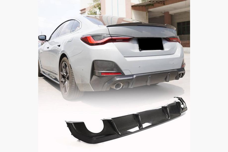 BMW 4 Series G22/23/26 2020- Heckdiffusor V1 für G26 M-Sport, Carbon Image