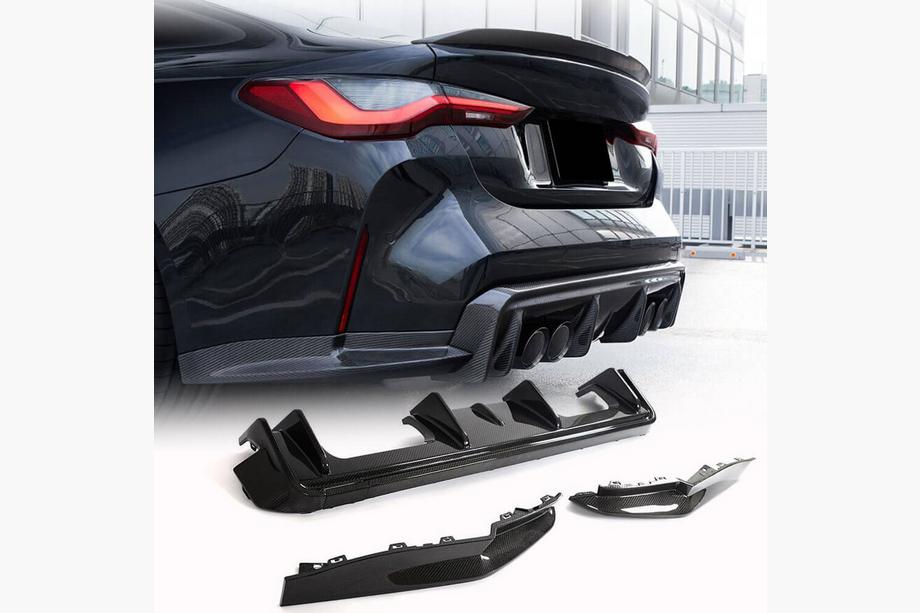 BMW 4 Series G22/23/26 2020- Heckdiffusor V5 (für G82/G83, Carbon) Foto 1