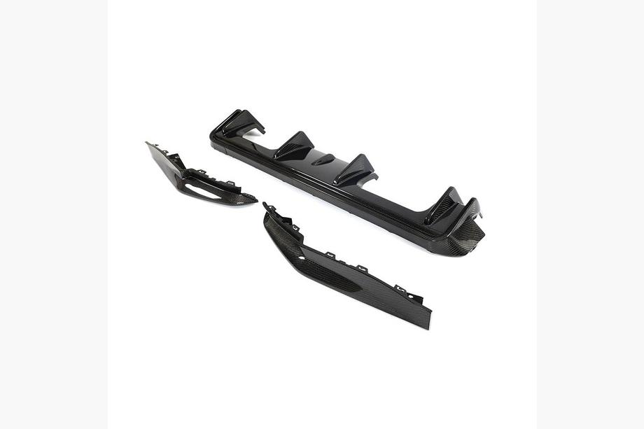 BMW 4 Series G22/23/26 2020- Heckdiffusor V5 (für G82/G83, Carbon) Foto 5