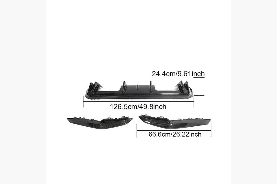 BMW 4 Series G22/23/26 2020- Heckdiffusor V5 (für G82/G83, Carbon) Foto 7