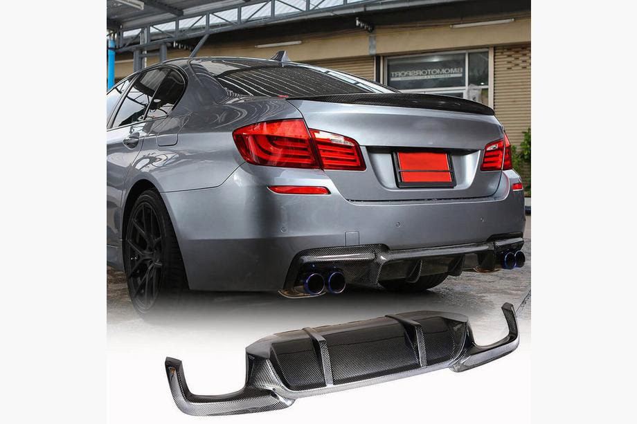 BMW 5 Series F10/F11 2010–2016 Heckdiffusor Carbon V2 (M-Sport) Foto 1