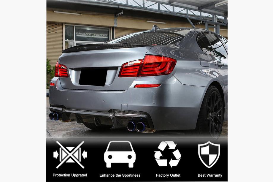 BMW 5 Series F10/F11 2010–2016 Heckdiffusor Carbon V2 (M-Sport) Foto 3