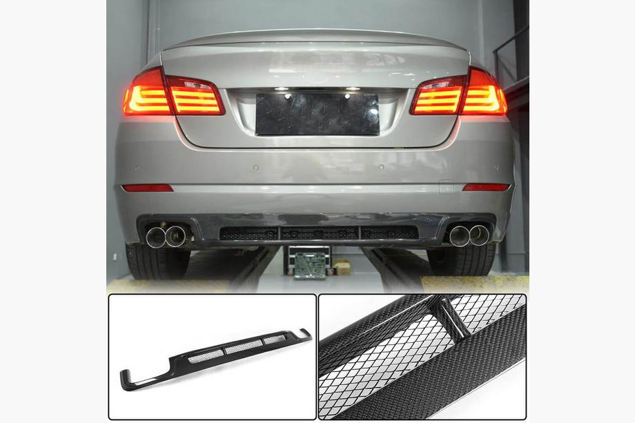 BMW 5 Series F10/F11 2010–2016 Heckdiffusor für F10 Base 2010-2013, Carbon Image