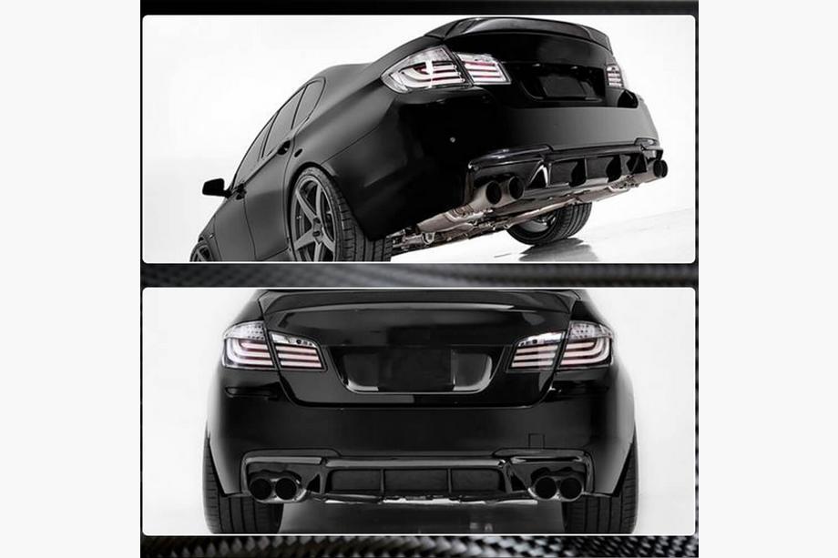 BMW 5 Series F10/F11 2010–2016 Heckdiffusor V3 für F10 M-Sport, Carbon Foto 3