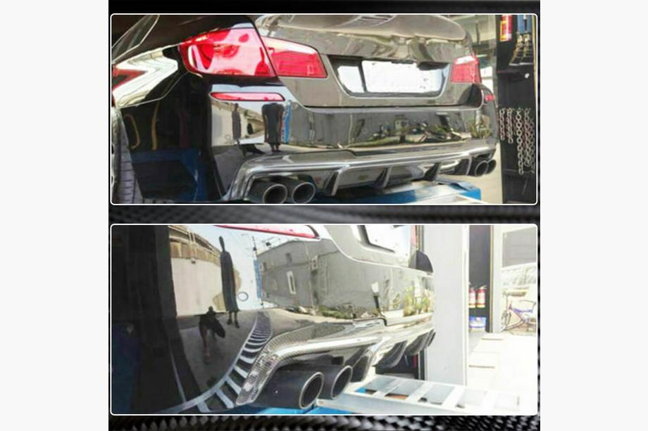 BMW 5 Series F10/F11 2010–2016 Heckdiffusor V3 für F10 M-Sport, Carbon Foto 4