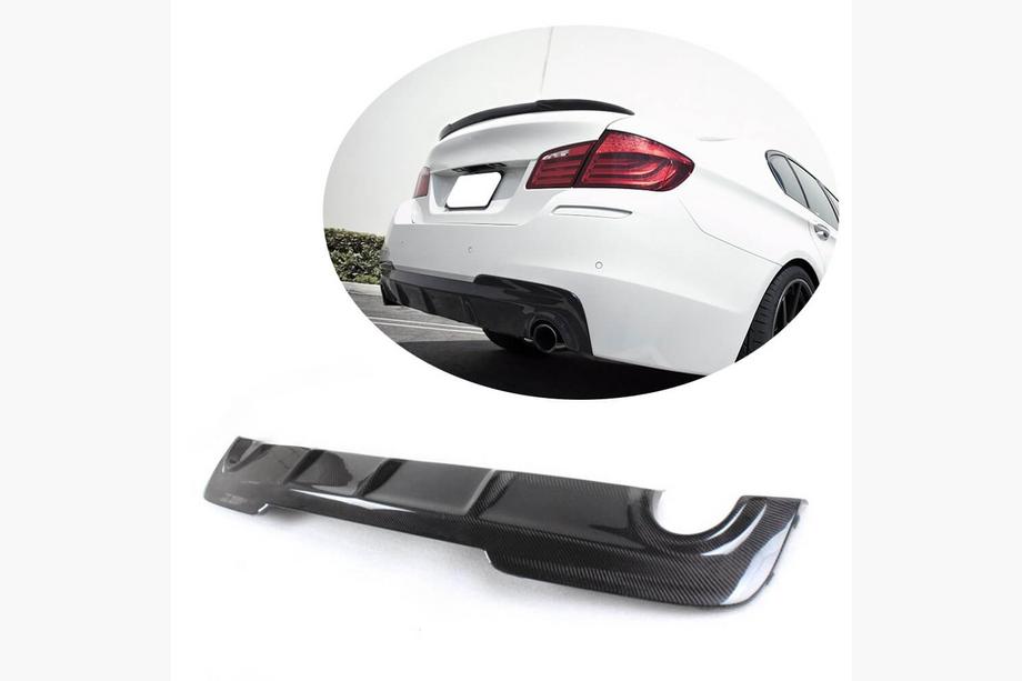 BMW 5 Series F10/F11 2010–2016 Heckdiffusor V5 für F10 M-Sport, Carbon Image