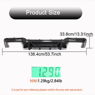Heckdiffusor V3 für F10 M5, Carbon BMW 5 Series F10/F11 2010–2016 Foto 4