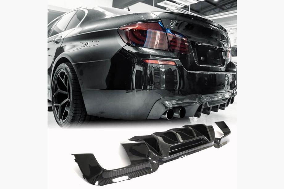BMW 5 Series F10/F11 2010–2016 Heckdiffusor V3 für F10 M5, Carbon Image
