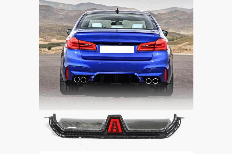 BMW 5er G30/G31 2017–2023 Heckdiffusor V2 für M5 F90 (Carbon) Image