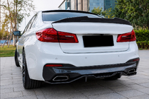 BMW 5er G30/G31 2017–2023 Heckstoßstangen-Diffusor V4 (für M-Sport/M5 F90, Carbon) Foto 2
