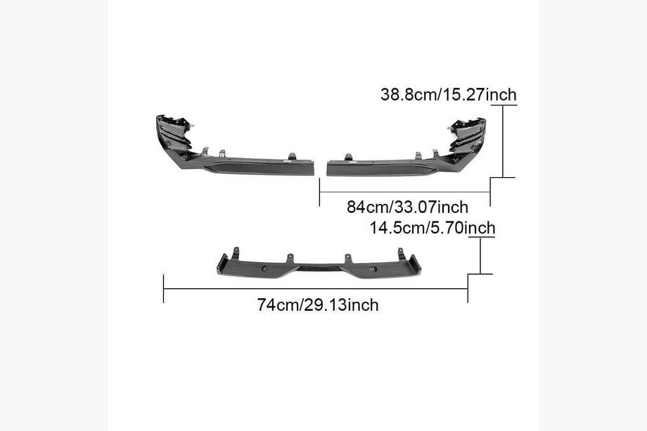 BMW 5/i5 Series G60/G60E/G61 2023- Heckdiffusor (für M-Sport, Carbon) Foto 3