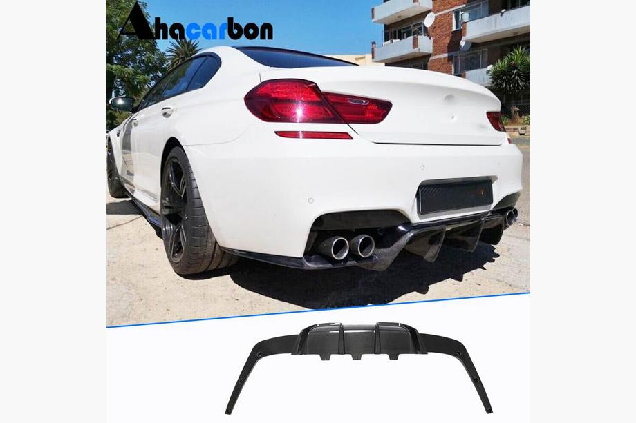 BMW 6 Series F12/F13/F06 2011-2018 Heckstoßstangendiffusor FRP V2 (für M6) Image