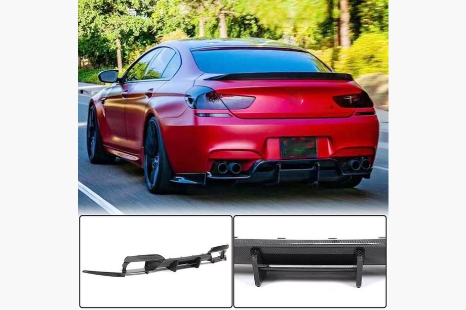 BMW 6 Series F12/F13/F06 2011-2018 Heckstoßstangendiffusor FRP V6 (für M6) Foto 1