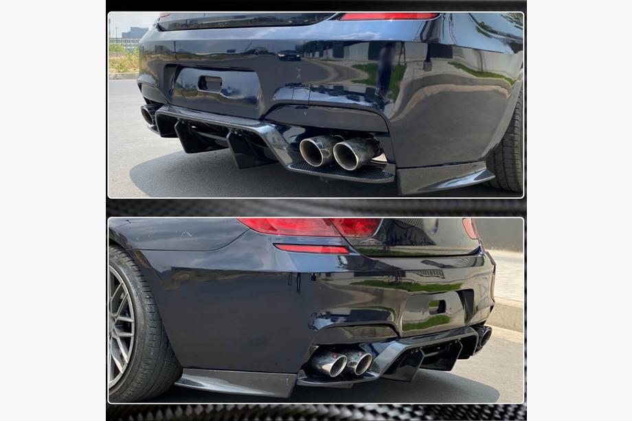 BMW 6 Series F12/F13/F06 2011-2018 Heckstoßstangendiffusor FRP V6 (für M6) Foto 4