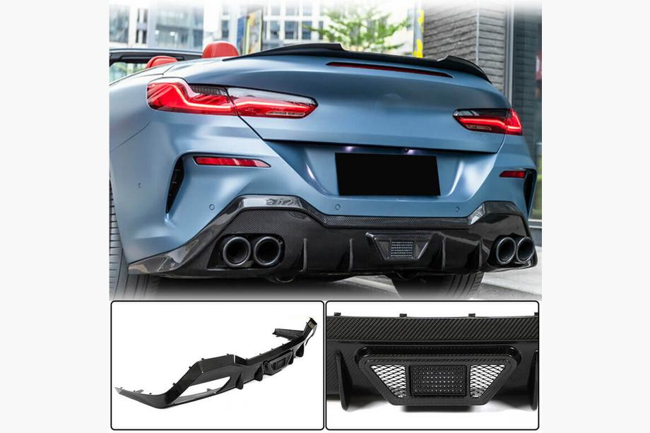 BMW 8 Series G14/G15/G16 2018- Heckdiffusor V1 für G14/G15 M-Sport, Carbon Image