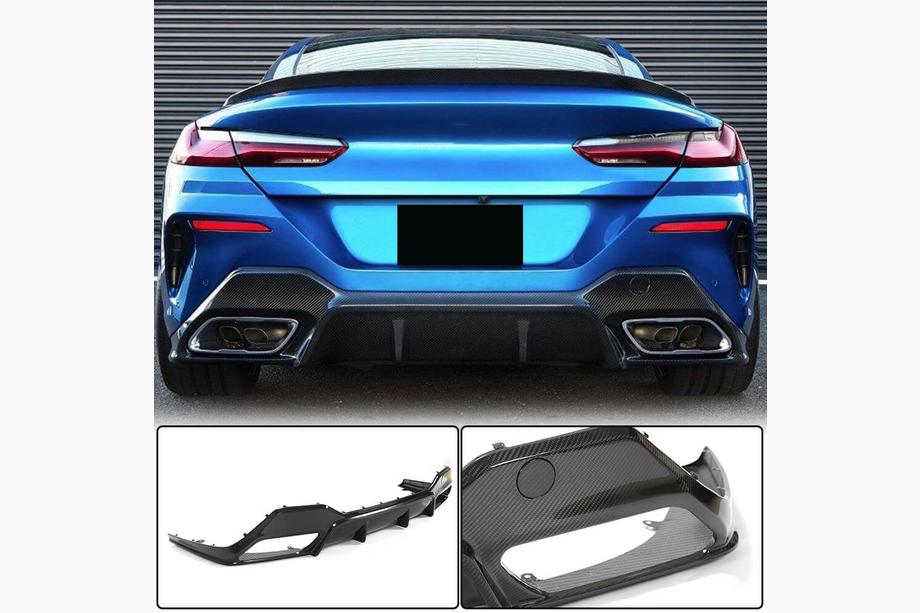 BMW 8 Series G14/G15/G16 2018- Heckdiffusor V2 für G14/G15 M-Sport, Carbon Image