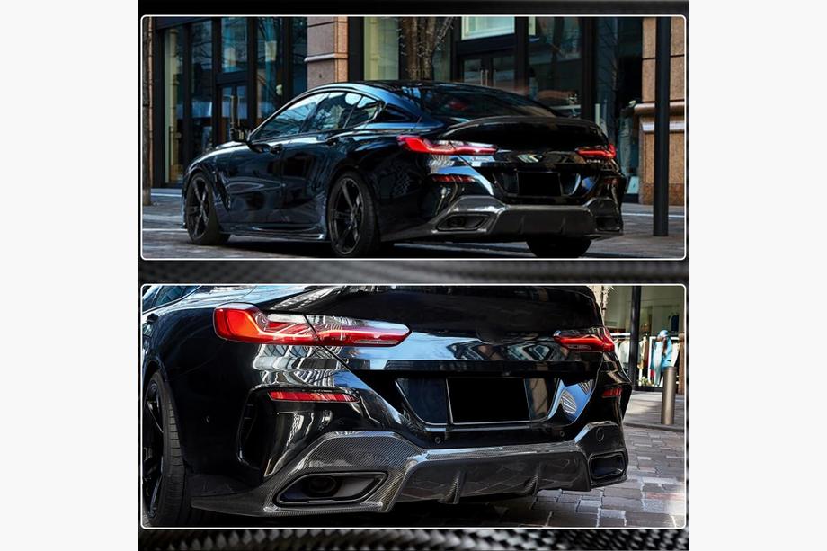 BMW 8 Series G14/G15/G16 2018- Heckdiffusor V2 (für G16 M-Sport, Carbon) Foto 4