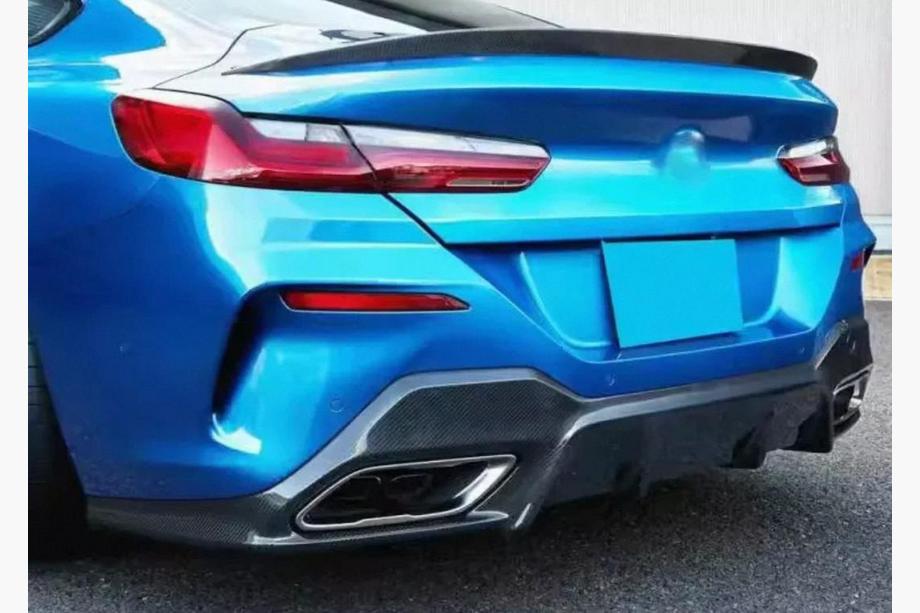 BMW 8 Series G14/G15/G16 2018- Heckdiffusor V2 (für G16 M-Sport, Carbon) Foto 7
