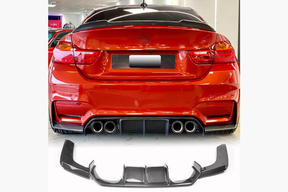 BMW 3 Series F30/F31 2012-2019 Heckdiffusor V4 (für F80, Carbon) Foto 1